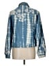 Sandy Starkman 100% Cotton Print Blue Denim Jacket Size L - photo 2