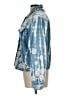 Sandy Starkman 100% Cotton Print Blue Denim Jacket Size L - photo 5