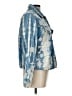 Sandy Starkman 100% Cotton Print Blue Denim Jacket Size L - photo 4