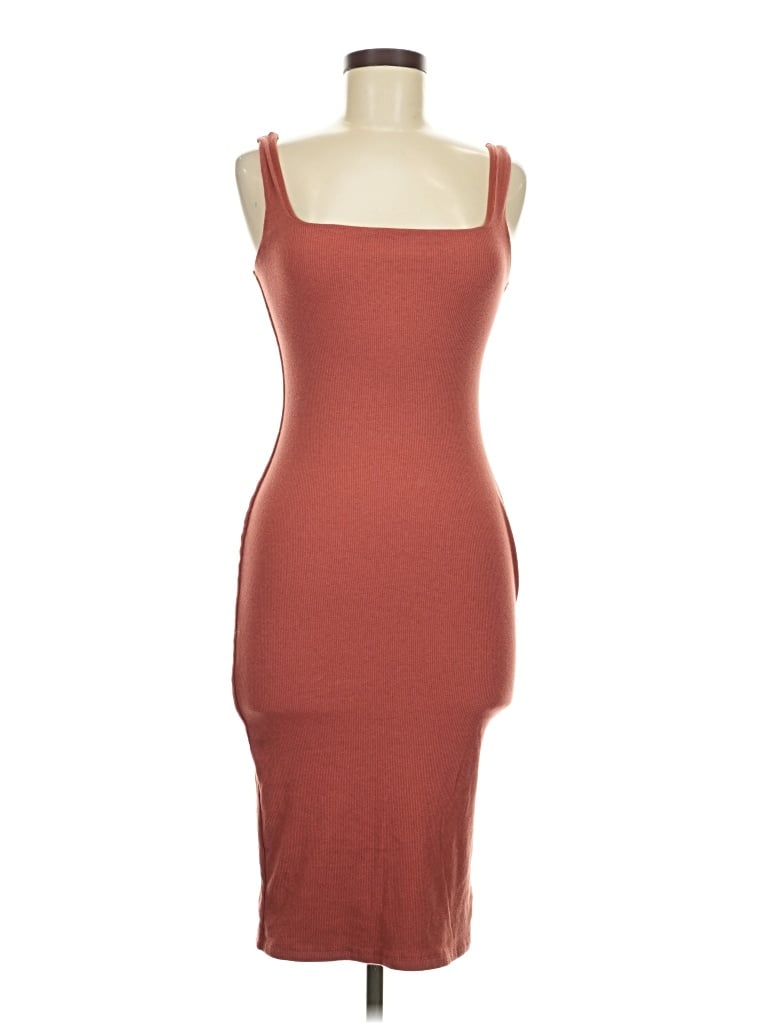 Pre-owned Heart & Hips Casual Dress In Brown