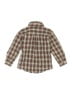 Old Navy 100% Cotton Plaid Brown Long Sleeve Button-Down Shirt Size 5T - photo 2