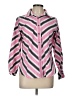 Foxcroft Stripes Pink Long Sleeve Blouse Size 10 (petite) - photo 1