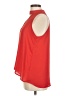 Three Eighty Two 100% Polyester Red Sleeveless Blouse Size M - photo 5