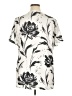 Unbranded 100% Polyester Ivory Short Sleeve Blouse Size 1X - photo 2
