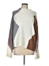 Gilli Color Block Ivory Pullover Sweater Size L - photo 1