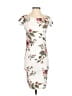 Mark Edwards Floral Ivory Casual Dress Size M - photo 1