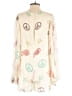 Never Fully Dressed 100% Polyester Ivory Romper Size 4 - photo 2