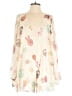 Never Fully Dressed 100% Polyester Ivory Romper Size 4 - photo 1