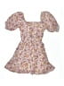 THREE PINK HEARTS 100% Polyester Paisley Ivory Dress Size M (kids) - photo 2