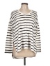 If It Were Me Stripes White Pullover Sweater Size L - photo 1