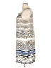 Dana Buchman 100% Polyester Print Silver Casual Dress Size XL - photo 5