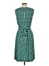 DM Collection Polka Dots Teal Cocktail Dress Size 12 - photo 2