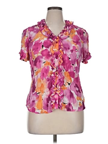 Allison Taylor Short Sleeve Blouse (view 1)