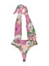 AFRM Floral Pink One Piece Swimsuit Size M - photo 2