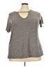 Lane Bryant Gray Short Sleeve Top Size 22 - 24 Plus - photo 1