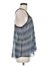 Aeropostale 100% Polyester Blue Sleeveless Blouse Size M - photo 4