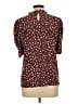 Anne Klein Brown 3/4 Sleeve Blouse Size L - photo 2