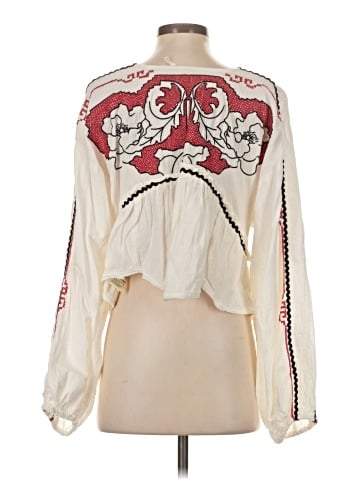 Free People 3/4 Sleeve Blouse (view 2)