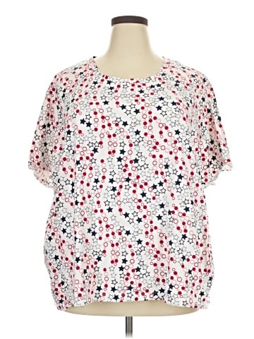Liz & Me Short Sleeve Blouse (view 1)