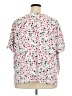 Liz & Me Stars White Short Sleeve Blouse Size 4X - photo 2