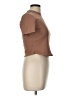 Fabletics Brown Short Sleeve Turtleneck Size L - photo 4
