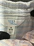 Time and Tru Checkered-gingham Gray Long Sleeve Button-Down Shirt Size S - photo 7