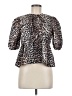 Unbranded 100% Polyester Animal Print Brown 3/4 Sleeve Blouse Size M - photo 1