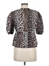 Unbranded 100% Polyester Animal Print Brown 3/4 Sleeve Blouse Size M - photo 2