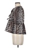 Unbranded 100% Polyester Animal Print Brown 3/4 Sleeve Blouse Size M - photo 5