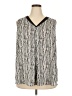 Vince Camuto 100% Polyester Silver Sleeveless Blouse Size 2X - photo 1