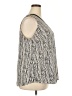 Vince Camuto 100% Polyester Silver Sleeveless Blouse Size 2X - photo 4
