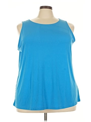 Susan Graver Sleeveless T-Shirt (view 1)