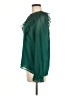 Ann Taylor LOFT 100% Polyester Green Long Sleeve Blouse Size M - photo 5