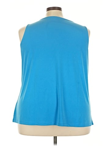 Susan Graver Sleeveless T-Shirt (view 2)