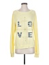 Peace Love World Graphic Yellow Sweatshirt Size XS - photo 1
