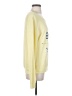 Peace Love World Graphic Yellow Sweatshirt Size XS - photo 4