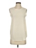 Adriano Goldschmied 100% Polyester Ivory Sleeveless Blouse Size S - photo 1
