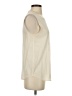 Adriano Goldschmied 100% Polyester Ivory Sleeveless Blouse Size S - photo 4