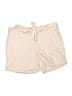 Talbots 100% Cotton Solid Ivory Khaki Shorts Size 12 Petite - photo 1