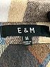 E&M Collection 100% Polyester Plaid Brown Fleece Size M - photo 6