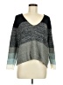 Taylor & Sage Color Block Gray Pullover Sweater Size M - photo 1