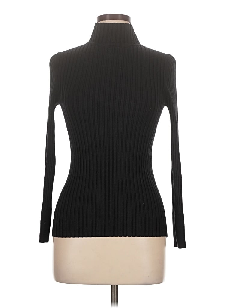 Pre-owned Ann Taylor Loft Turtleneck Sweater In Black