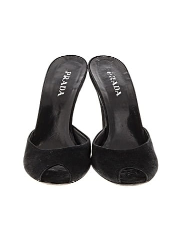 Prada Suede Mules (view 2)