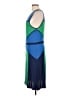 BCBGMAXAZRIA Color Block Blue Cocktail Dress Size L - photo 5