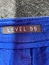 Level 99 Solid Blue Shorts Size 33 waist - photo 3
