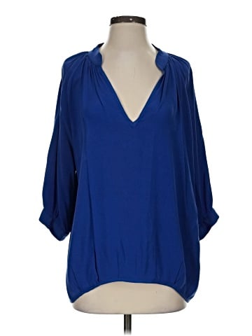 Rubber Ducky Productions, Inc. 3/4 Sleeve Silk Top (view 1)