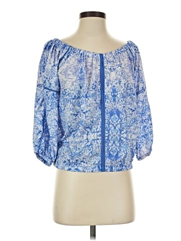 On The Road... 3/4 Sleeve Blouse (view 1)