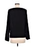 Three Eighty Two 100% Polyester Black Long Sleeve Blouse Size M - photo 2