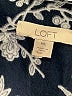 Ann Taylor LOFT 100% Rayon Silver Kimono Size M - photo 7