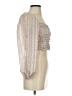 Reset 100% Polyester Silver 3/4 Sleeve Blouse Size S - photo 4